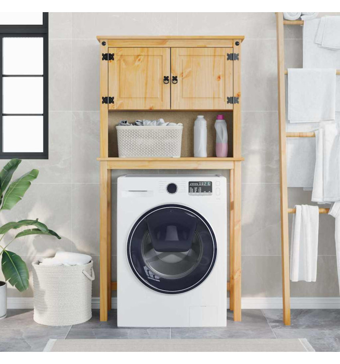 Armoire pour machine à laver salle de bain Corona pin massif | Mobilier & Déco