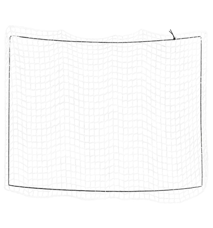 Filet pour remorque avec corde élastique blanc 3,5x3 m PP | Mobilier & Déco