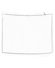 Filet pour remorque avec corde élastique blanc 3,5x3 m PP | Mobilier & Déco