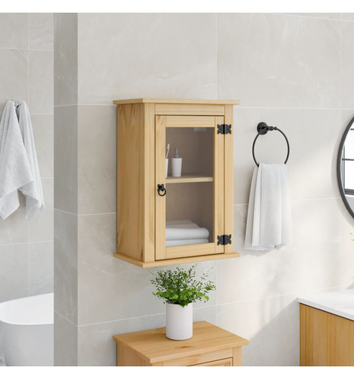 Armoire murale de salle de bain Corona bois de pin massif | Mobilier & Déco
