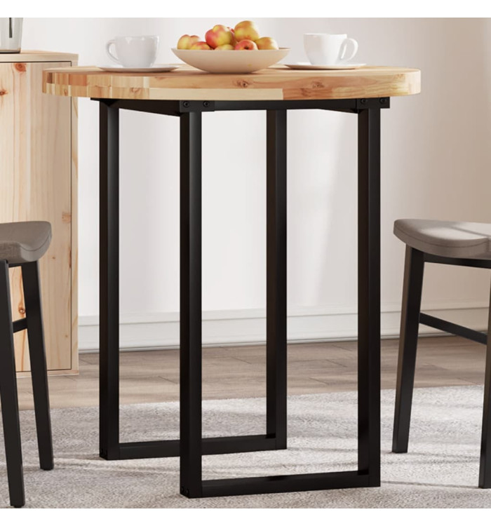 Dessus de table rond Ø70x4 cm bois massif d'acacia | Mobilier & Déco