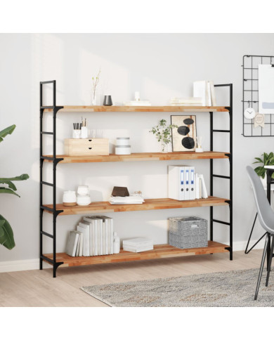 Étagères flottantes 3 pcs 140x30x4 cm acacia massif à l'huile | Mobilier & Déco