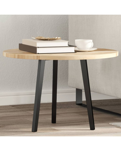 Dessus de table rond Ø60x2 cm bois massif d'acacia | Mobilier & Déco