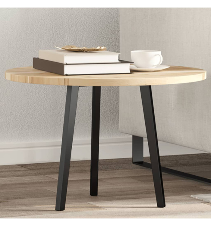 Dessus de table rond Ø60x2 cm bois massif d'acacia | Mobilier & Déco