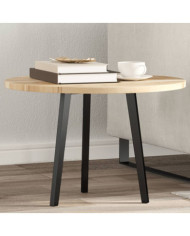 Dessus de table rond Ø60x2 cm bois massif d'acacia | Mobilier & Déco