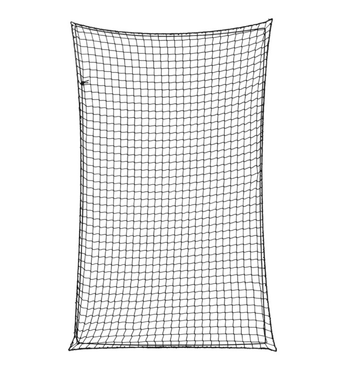 Filet pour remorque avec corde élastique noir 4x2,5 m PP | Mobilier & Déco