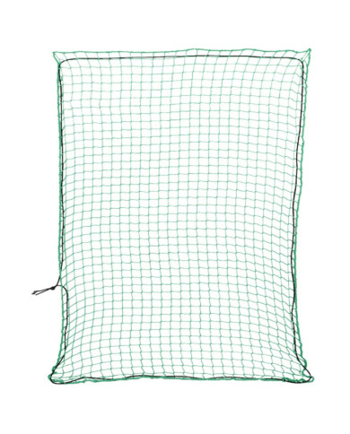 Filet pour remorque avec corde élastique vert 3x2,5 m PP | Mobilier & Déco