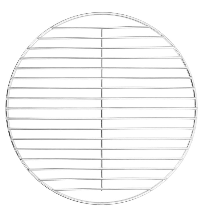 Grille de barbecue ronde Ø34,5 cm acier inoxydable 304 | Mobilier & Déco