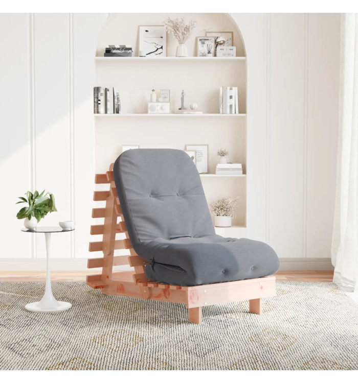 Canapé-lit futon avec matelas 60x206x11 cm bois massif douglas | Mobilier & Déco