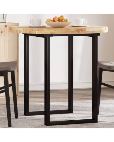 Dessus de table rond Ø80x4 cm bois massif d'acacia | Mobilier & Déco