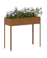Jardinière 100,5x40,5x90 cm acier résistant aux intempéries | Mobilier & Déco