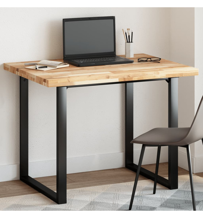 Dessus de table rectangulaire 100x80x4 cm bois massif d'acacia | Mobilier & Déco