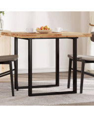 Dessus de table carré 90x90x4 cm bois massif d'acacia | Mobilier & Déco