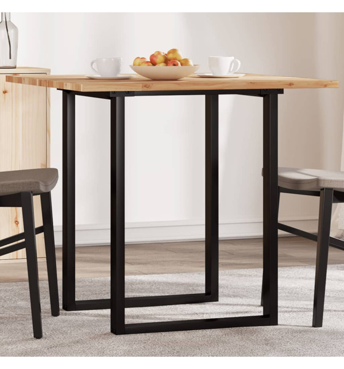 Dessus de table carré 80x80x2 cm bois massif d'acacia | Mobilier & Déco