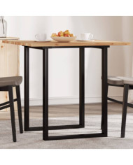 Dessus de table carré 80x80x2 cm bois massif d'acacia | Mobilier & Déco
