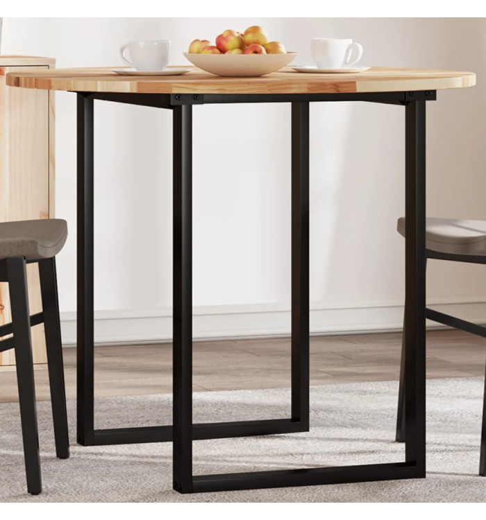Dessus de table rond Ø90x2 cm bois massif d'acacia | Mobilier & Déco