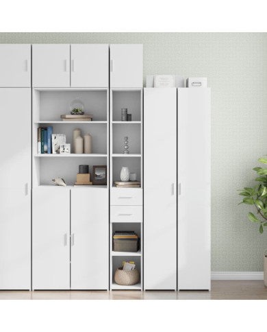 Armoire de rangement mince blanc 30x42,5x225 cm | Mobilier & Déco