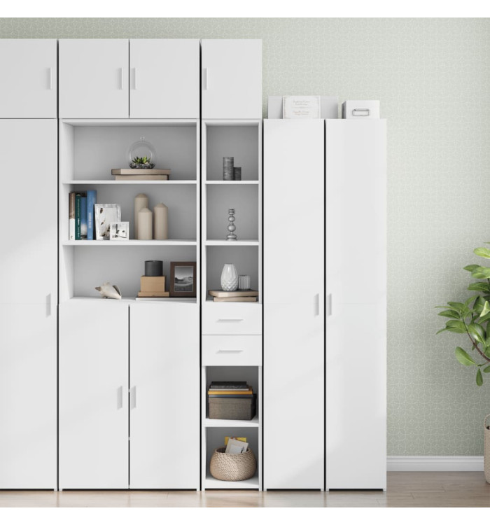 Armoire de rangement mince blanc 30x42,5x225 cm | Mobilier & Déco