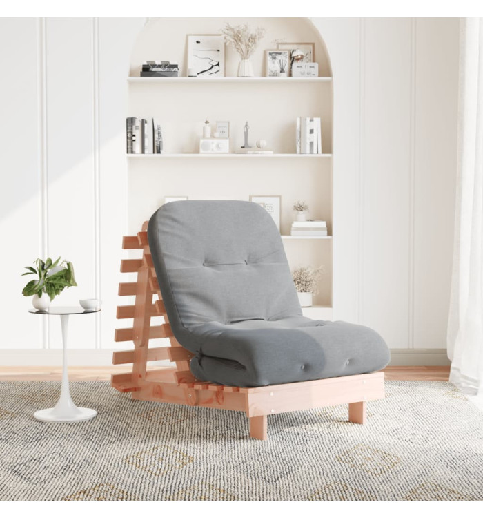 Canapé-lit futon avec matelas 70x206x11 cm bois massif douglas | Mobilier & Déco
