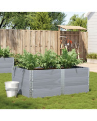 Jardinière gris 150x100 cm bois de pin massif | Mobilier & Déco