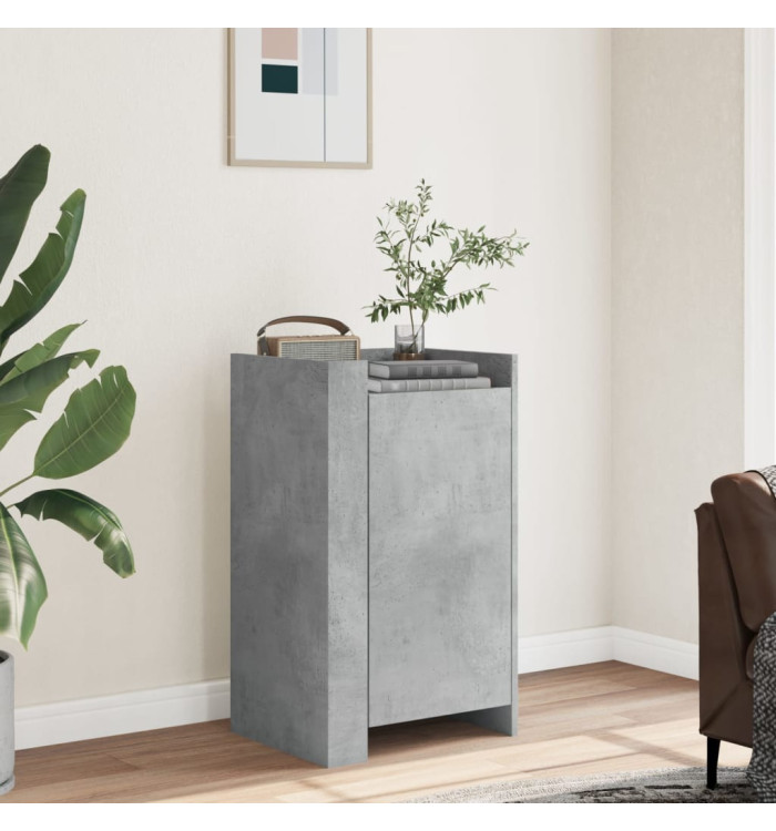 Buffet gris béton 45x35x75 cm Bois d'ingénierie | Mobilier & Déco