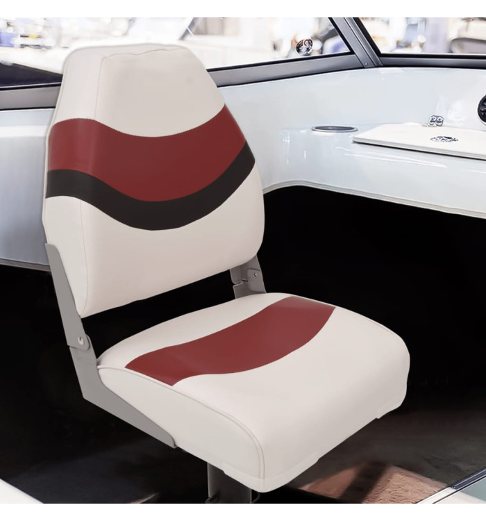 Ensemble de sièges de bateau pliables lot de 4 dossier haut | Mobilier & Déco