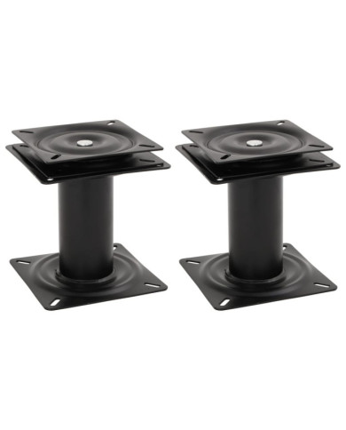 Piédestaux de siège de bateau 2 pcs siège pivotant à 360° acier | Mobilier & Déco
