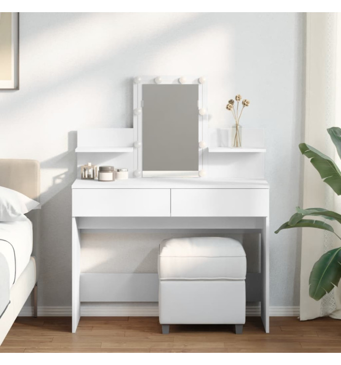Coiffeuse avec LED blanc 100x40x130 cm | Mobilier & Déco
