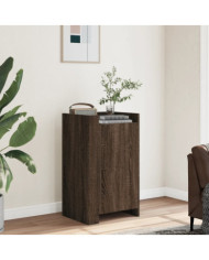 Buffet chêne marron 45x35x75 cm bois d'ingénierie | Mobilier & Déco