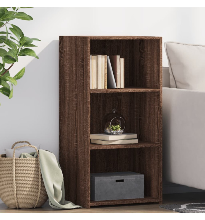 Buffet chêne marron 45x41x93 cm bois d'ingénierie | Mobilier & Déco