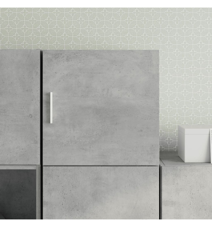 Armoire murale gris béton 40x42,5x40 cm bois d'ingénierie | Mobilier & Déco