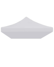 Toit de tente de réception 3 x 6 m Blanc | Mobilier & Déco