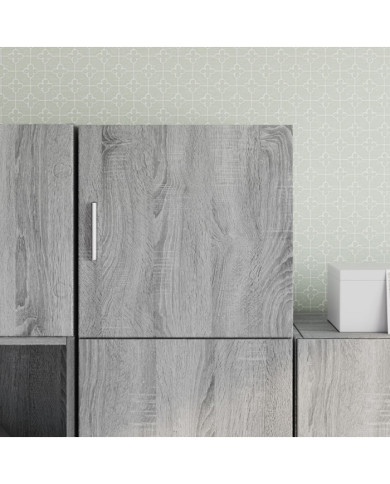 Armoire murale sonoma gris 40x42,5x40 cm bois d'ingénierie | Mobilier & Déco