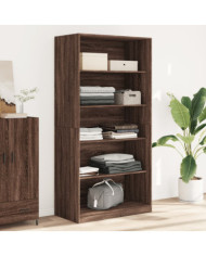 Garde-robe chêne marron 100x50x200 cm bois d'ingénierie | Mobilier & Déco