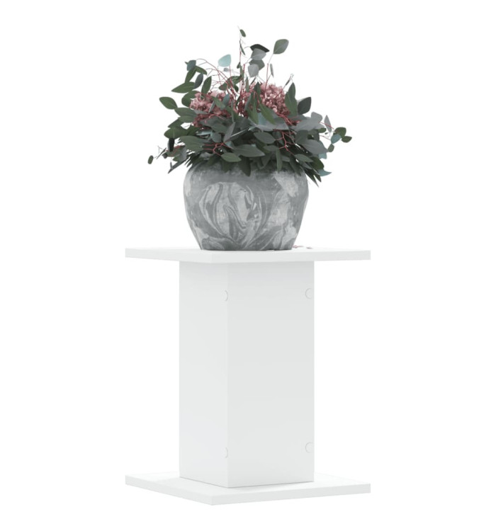 Supports pour plantes 2 pcs blanc 30x30x40 cm bois d'ingénierie | Mobilier & Déco