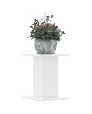 Supports pour plantes 2 pcs blanc 30x30x40 cm bois d'ingénierie | Mobilier & Déco