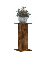 Supports pour plantes 2 pcs chêne fumé bois d'ingénierie | Mobilier & Déco