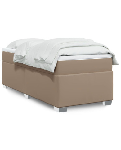 Sommier à lattes de lit avec matelas Cappuccino 90x190 cm | Mobilier & Déco