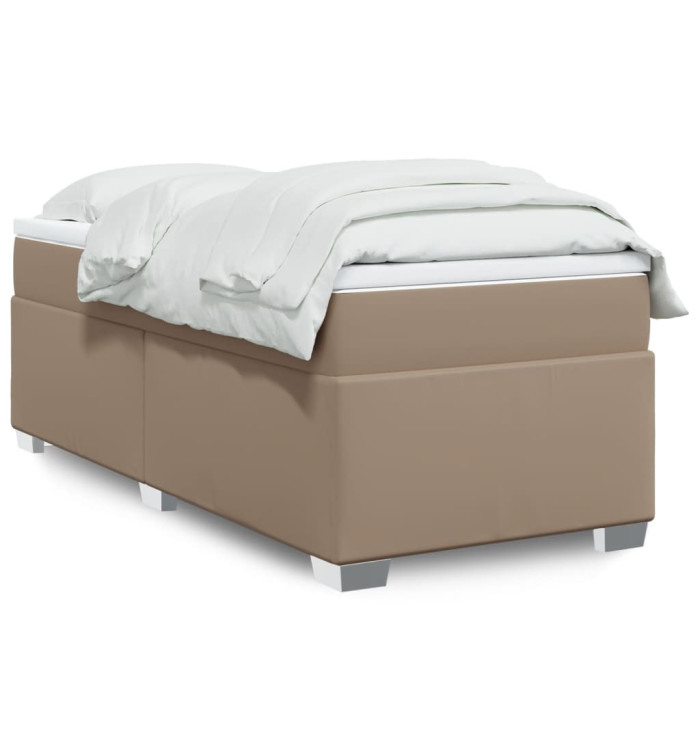 Sommier à lattes de lit avec matelas Cappuccino 90x190 cm | Mobilier & Déco