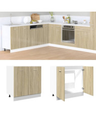 Armoire basse "Lyon" chêne sonoma 80x46x81,5 cm | Mobilier & Déco