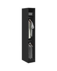 Garde-robe noir 30x50x200 cm bois d'ingénierie | Mobilier & Déco