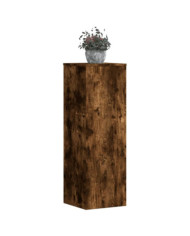 Supports pour plantes 2 pcs chêne fumé bois d'ingénierie | Mobilier & Déco