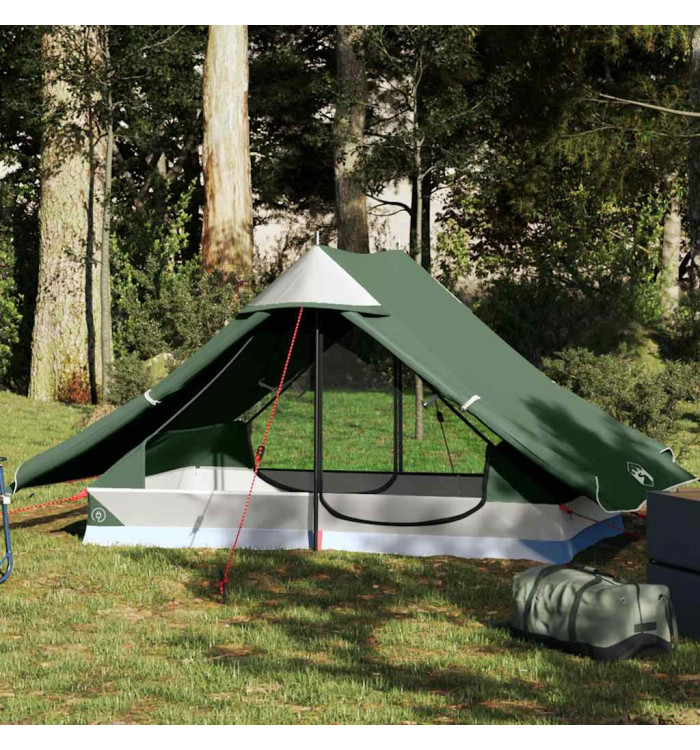 Tente de camping 2 personnes vert imperméable | Mobilier & Déco