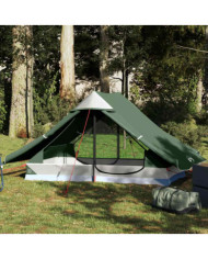Tente de camping 2 personnes vert imperméable | Mobilier & Déco