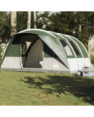Tente de camping tunnel 5 personnes vert imperméable | Mobilier & Déco