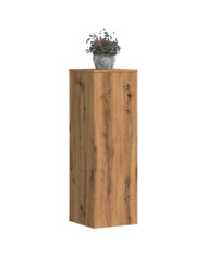 Supports pour plantes 2 pcs chêne artisanal bois d'ingénierie | Mobilier & Déco