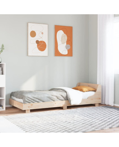 Cadre de lit sans matelas 90x200 cm bois de pin massif | Mobilier & Déco