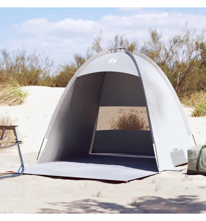 Tente de plage 3 personnes gris imperméable | Mobilier & Déco