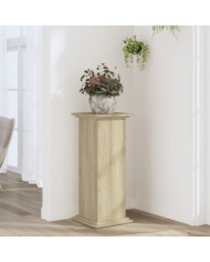 Support pour plantes chêne sonoma 33x33x80 cm bois d'ingénierie | Mobilier & Déco