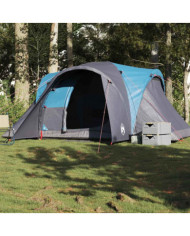 Tente familiale à dôme 6 personnes bleu imperméable | Mobilier & Déco
